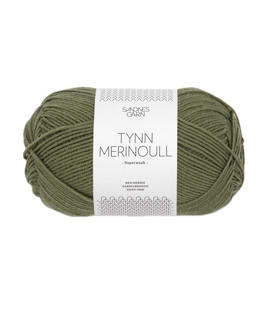 Sandnes Garn Tynn Merinoull OLIVENGRONN 191-0001181-009062