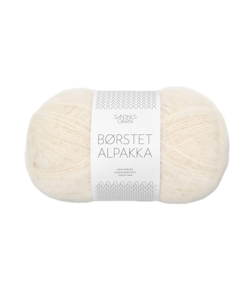Sandnes Garn Børstet Alpakka NATURAL 191-0001190-001012