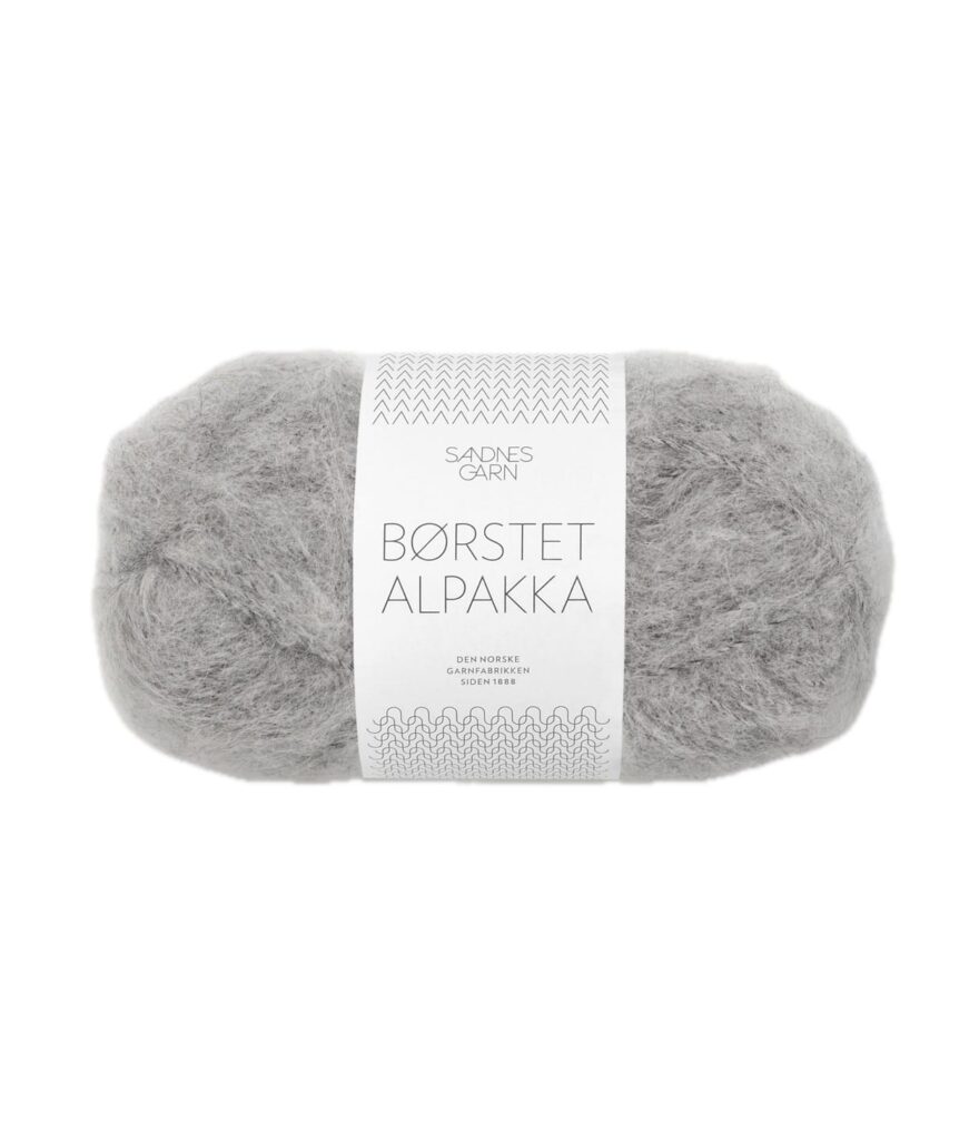 Sandnes Garn Børstet Alpakka GREY MOTTLED 191-0001190-001042
