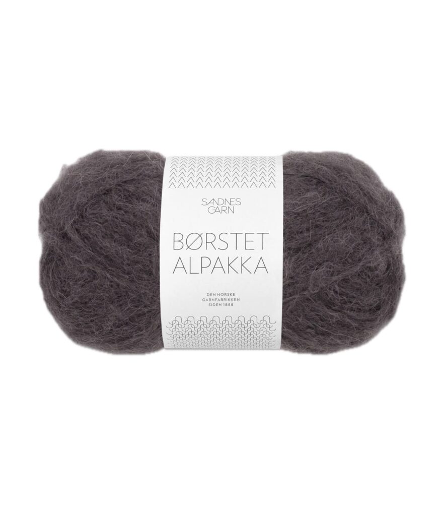 Sandnes Garn Børstet Alpakka BRISTOL BLACK 191-0001190-003800
