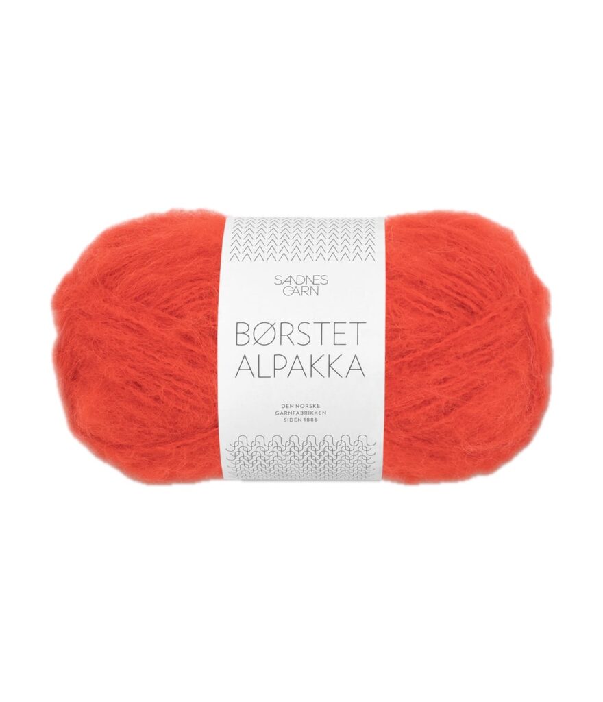 Sandnes Garn Børstet Alpakka SPICY ORANGE 191-0001190-003819