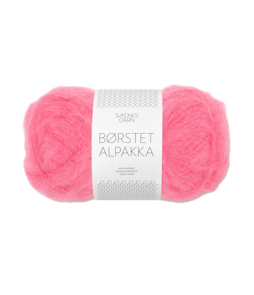 Sandnes Garn Børstet Alpakka BUBBLEGUM PINK 191-0001190-004315