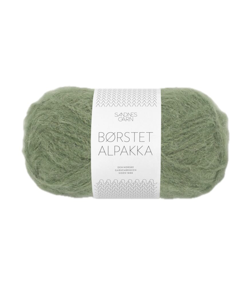 Sandnes Garn Børstet Alpakka OLIVENGRØNN 191-0001190-009062