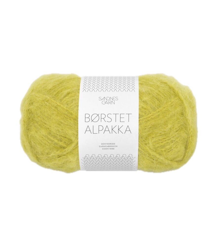 Sandnes Garn Børstet Alpakka SUNNY LIME 191-0001190-009825
