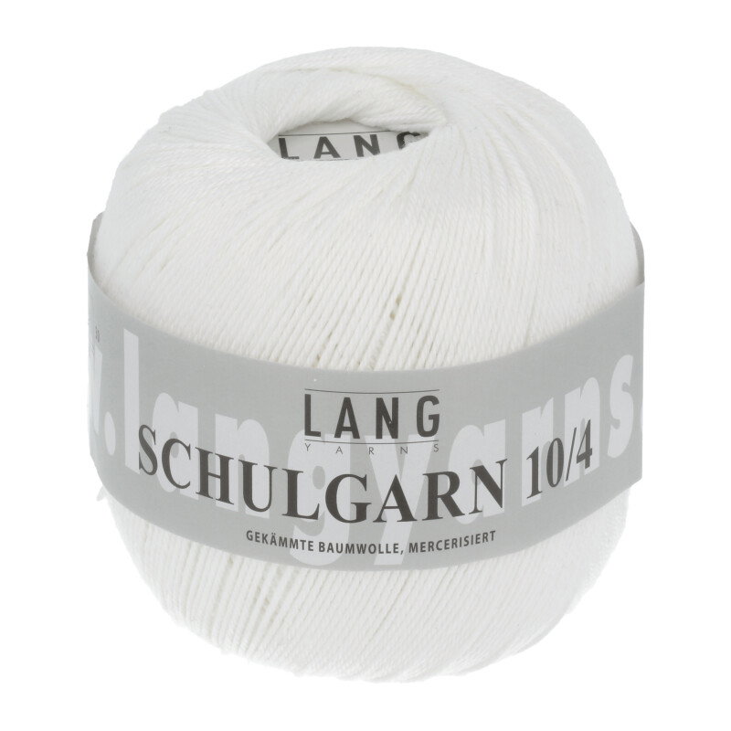 SCHULGARN 10/4 LANG - 1 - WEISS 1.0001