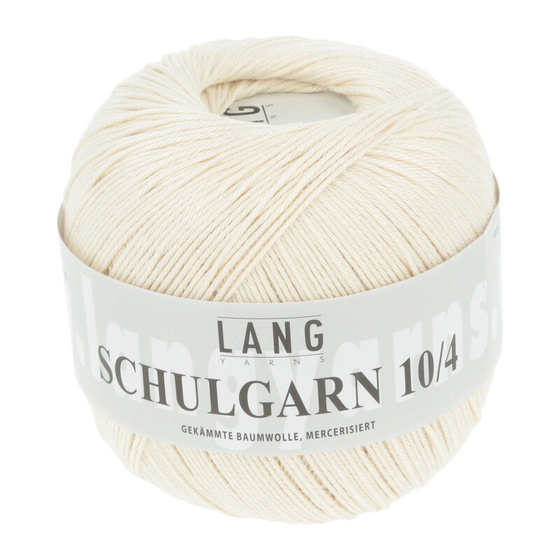 SCHULGARN 10/4 LANG - 1 - ECRU 1.0002