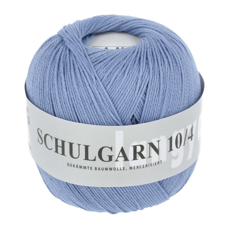 SCHULGARN 10/4 LANG - 1 - MITTELBLAU 1.0010