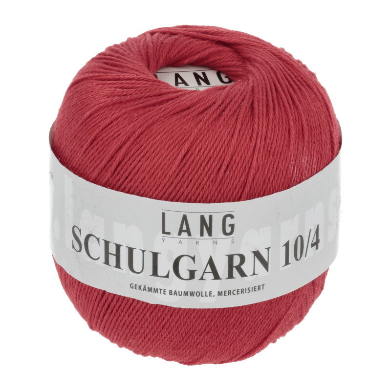SCHULGARN 10/4 LANG - 1 - FEUERROT 1.0060