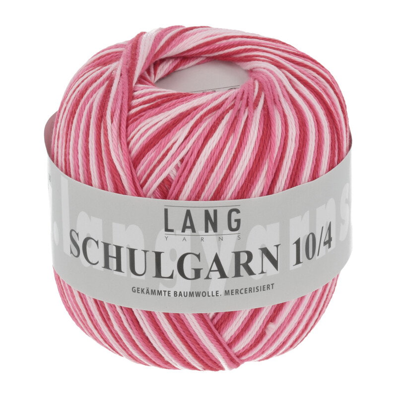 SCHULGARN 10/4 LANG - 1 - ROT OMBRÉ 1.0160