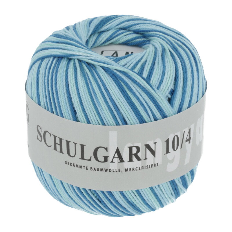 SCHULGARN 10/4 LANG - 1 - TÜRKIS OMBRÉ 1.0171