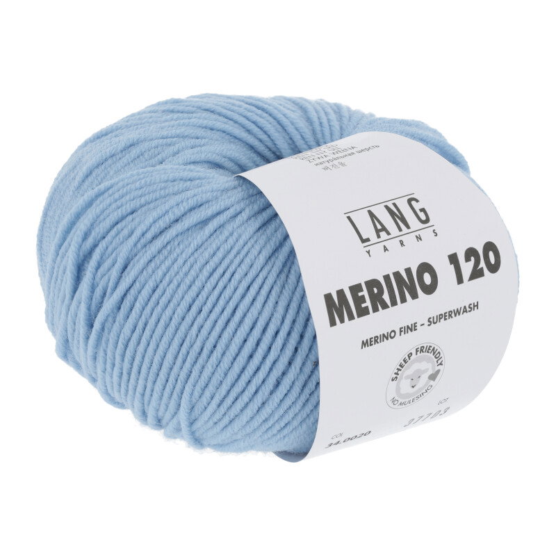 MERINO 120 - 34 - HELLBLAU 34.0020