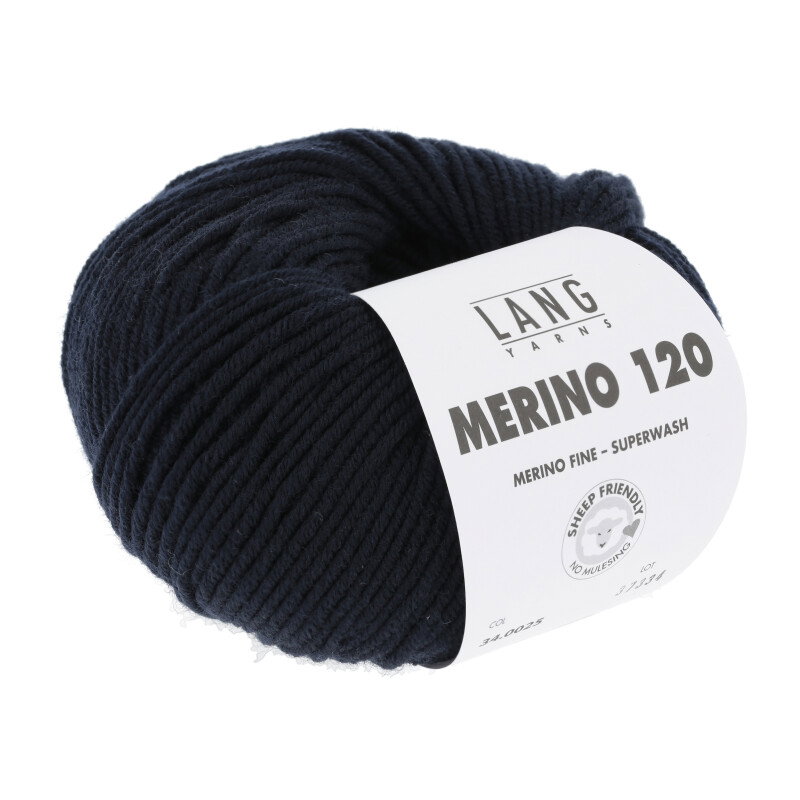 MERINO 120 - 34 - NACHTBLAU 34.0025