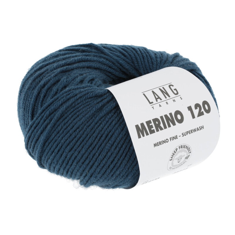 MERINO 120 - 34 - STAHLBLAU 34.0133