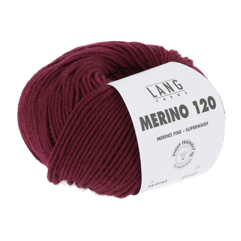 MERINO 120 - 34 - DUNKELROT 34.0163