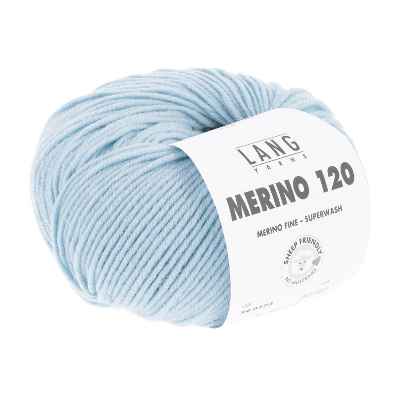 MERINO 120 - 34 - EISBLAU 34.0173