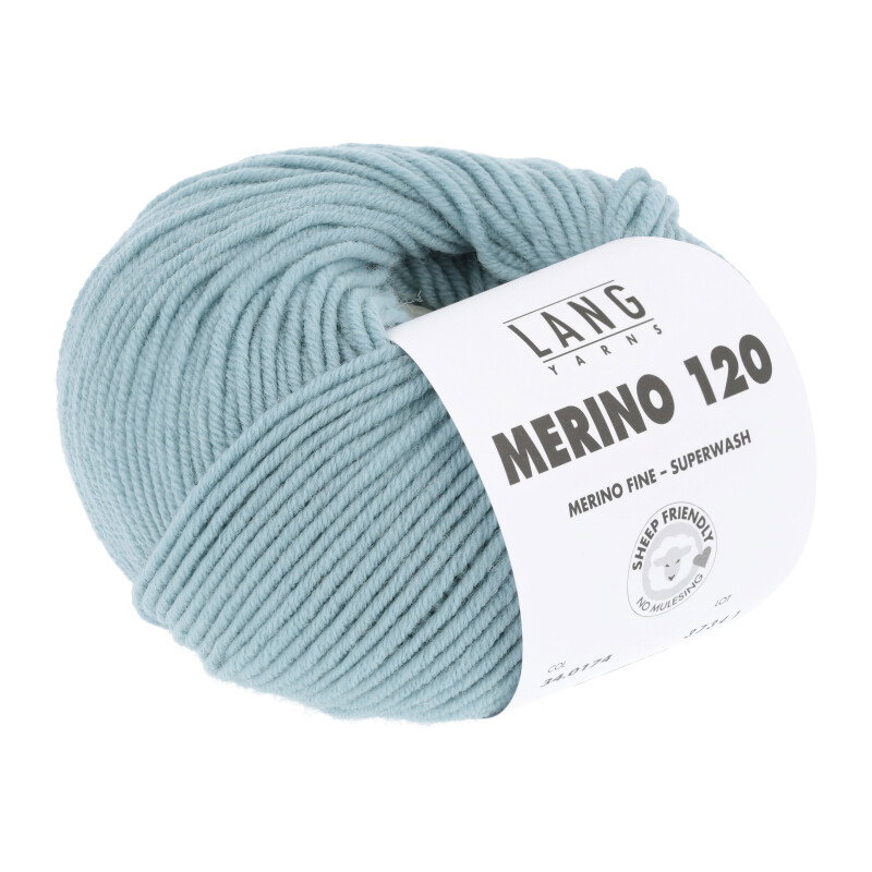 MERINO 120 - 34 - MINT DUNKEL 34.0174