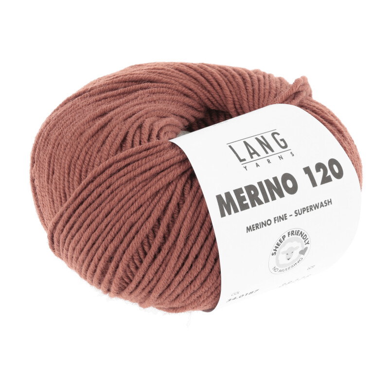 MERINO 120 - 34 - ZIEGEL DUNKEL 34.0187