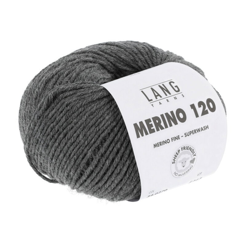MERINO 120 - 34 - DUNKELGRAU MÉLANGE 34.0270