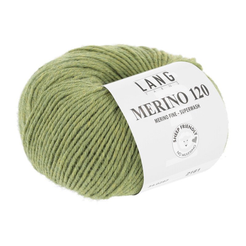 MERINO 120 - 34 - HELL OLIVE MÉLANGE 34.0297
