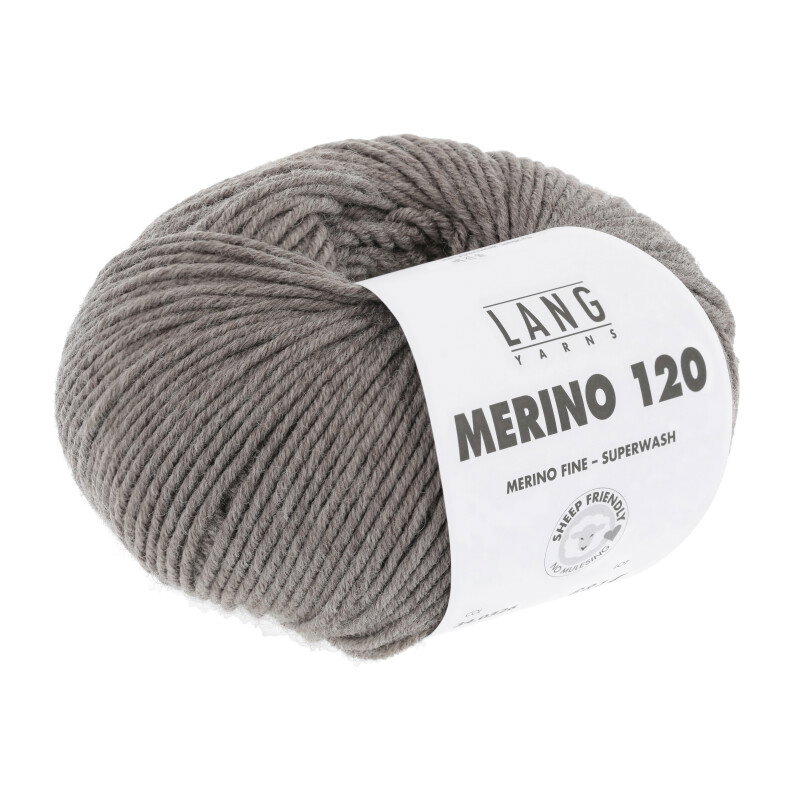 MERINO 120 - 34 - DUNKELBEIGE MELANGE 34.0326