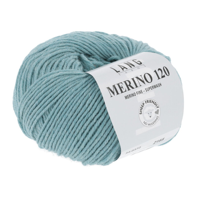 MERINO 120 - 34 - AQUA MÉLANGE 34.0372