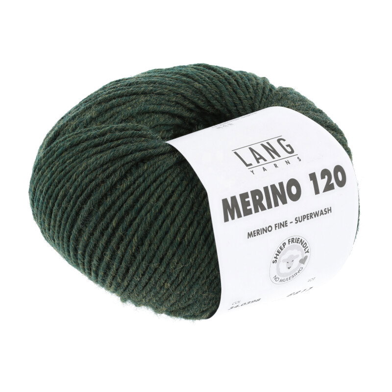 MERINO 120 - 34 - OLIVE CHANTE CLAIRE 34.0398