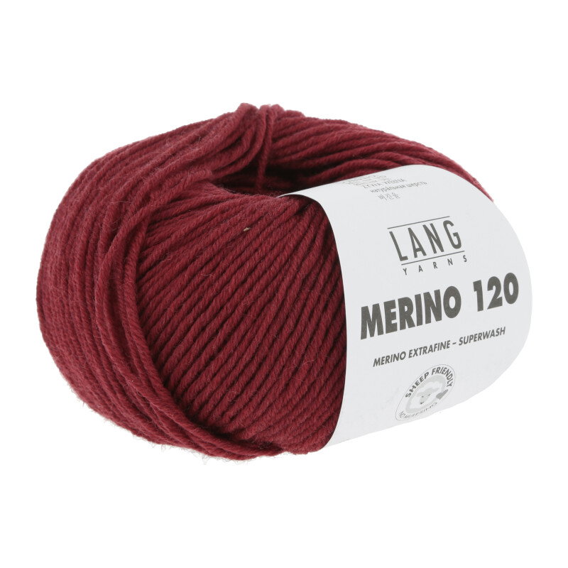 MERINO 120 - 34 - DUNKELROT MÉLANGE 34.0562
