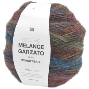 Creative Melange Garzato aran - Wonderball - Senf-Petrol 383328.004