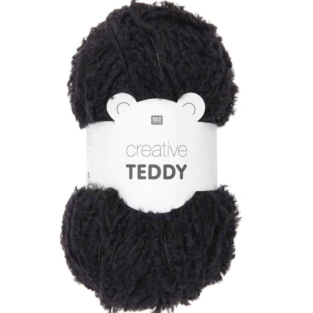 Rico Design Creative Teddy Schwarz 383390.007
