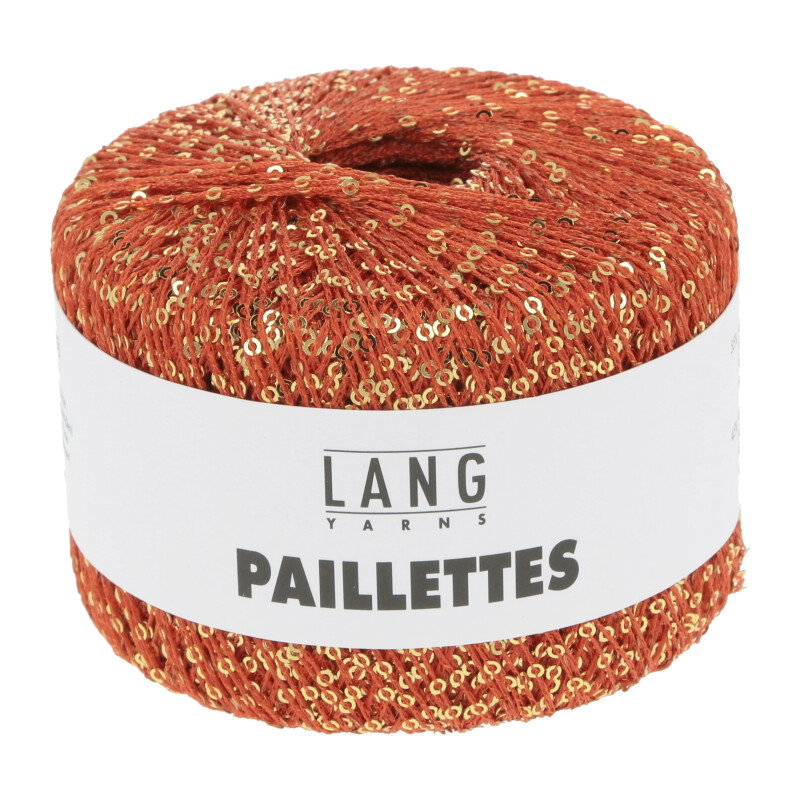 PAILLETTES - 39 - ROT/GOLD 39.0060