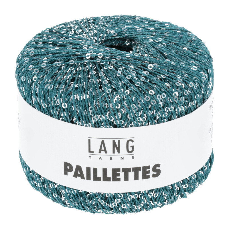 PAILLETTES - 39 - PETROL/SILBER 39.0088