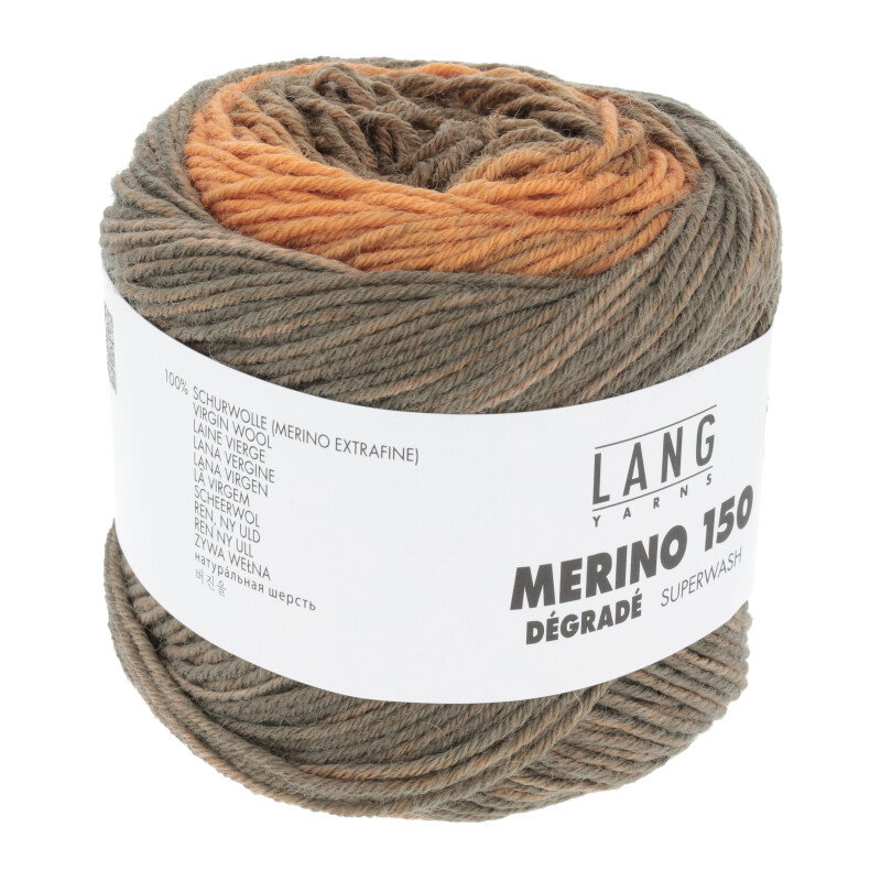 MERINO 150 DÉGRADÉ - 40 - ORANGE/BRAUN/GRAU 40.0006