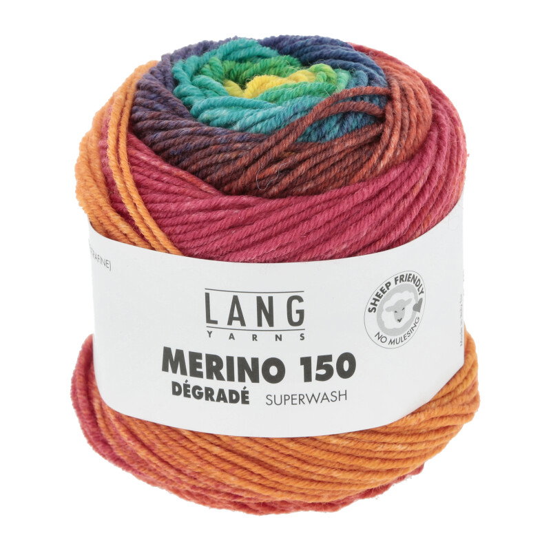 MERINO 150 DÉGRADÉ - 40 - REGENBOGEN 40.0008
