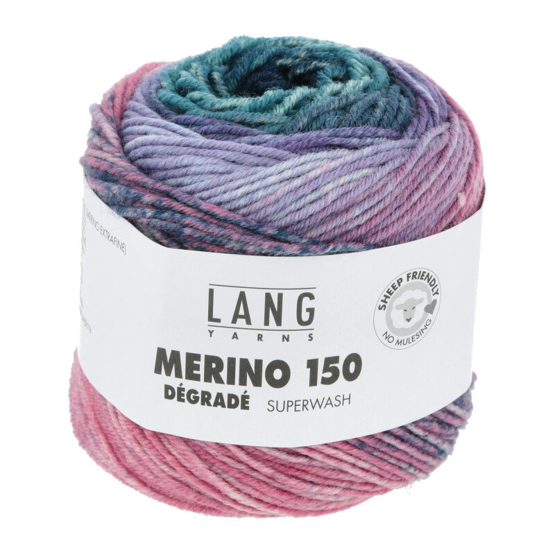 MERINO 150 DÉGRADÉ - 40 - ROSA/VIOLETT/ATLANTIK 40.0009