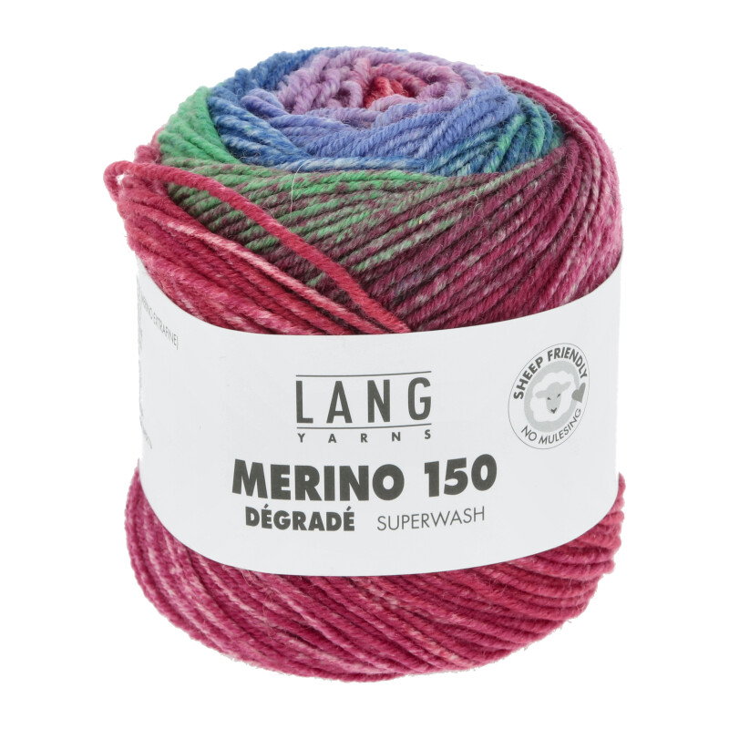 MERINO 150 DÉGRADÉ - 40 - BLAU/PINK/ROT 40.0013
