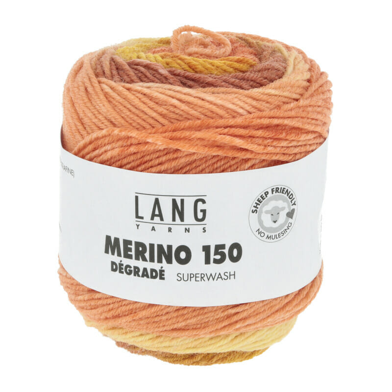 MERINO 150 DÉGRADÉ - 40 - ORANGE/GELB/APRICOT 40.0016