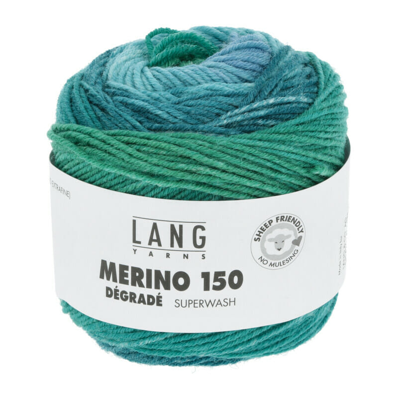 MERINO 150 DÉGRADÉ - 40 - PETROL/GRÜN/BLAU 40.0017