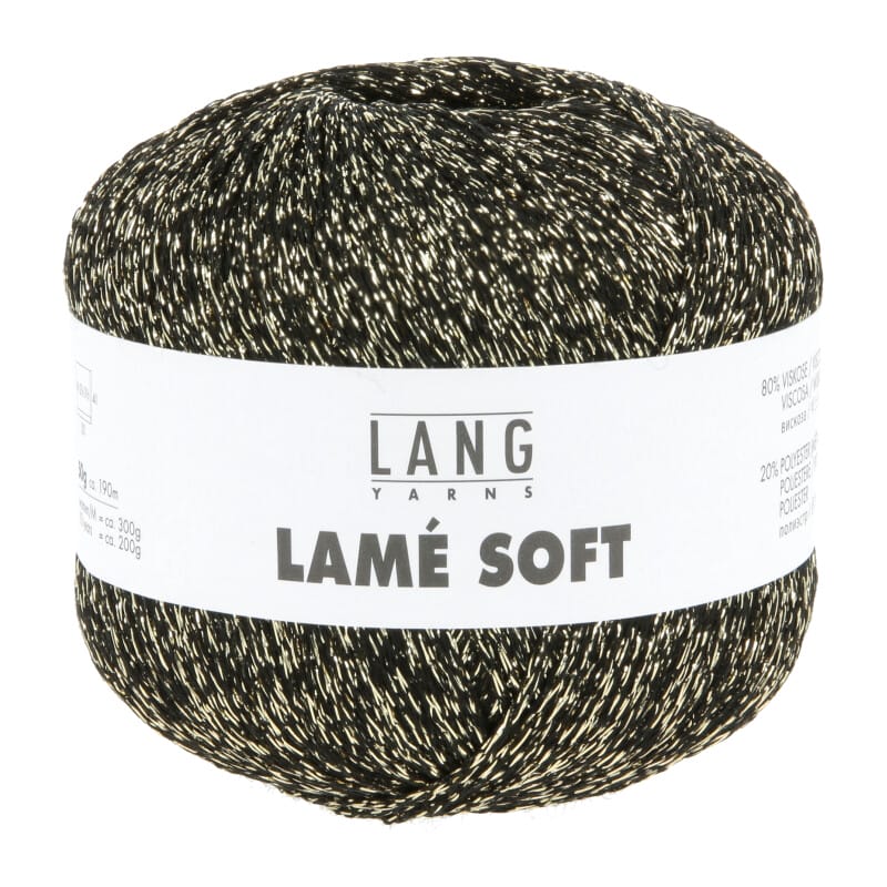 LAMÉ SOFT - 56 - SCHWARZ/GOLD 56.0104