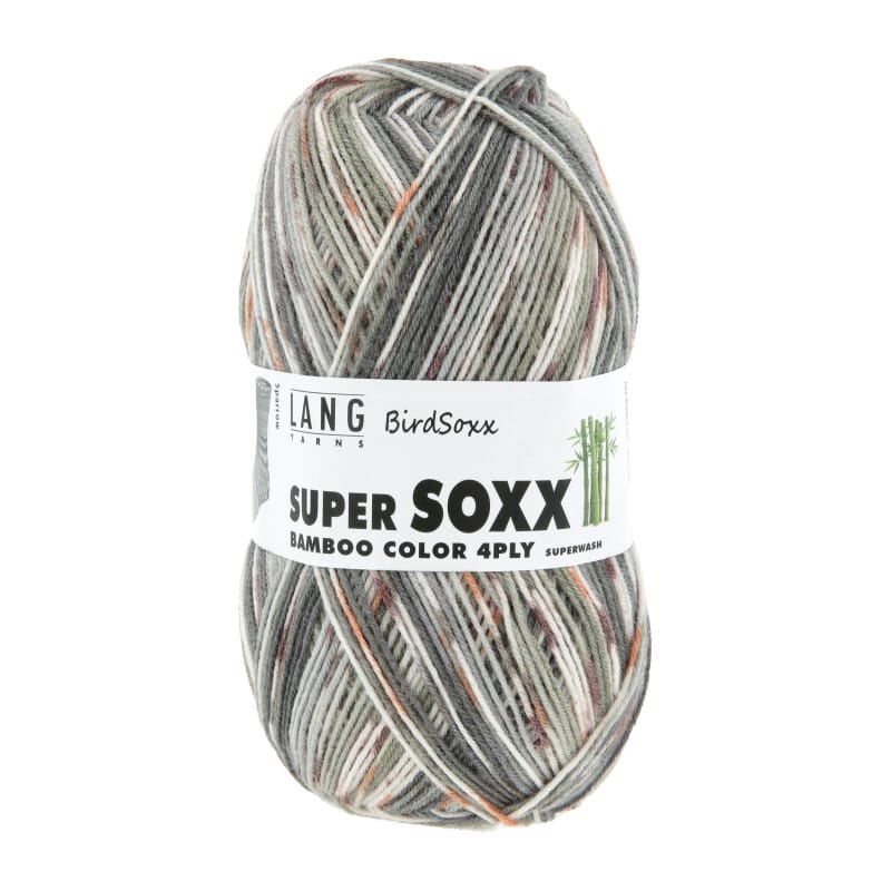 SUPER SOXX BAMBOO COLOR 4-FACH/4-PLY - 641 - OLIVE/GRAU 1144 SPARROW 641.0516