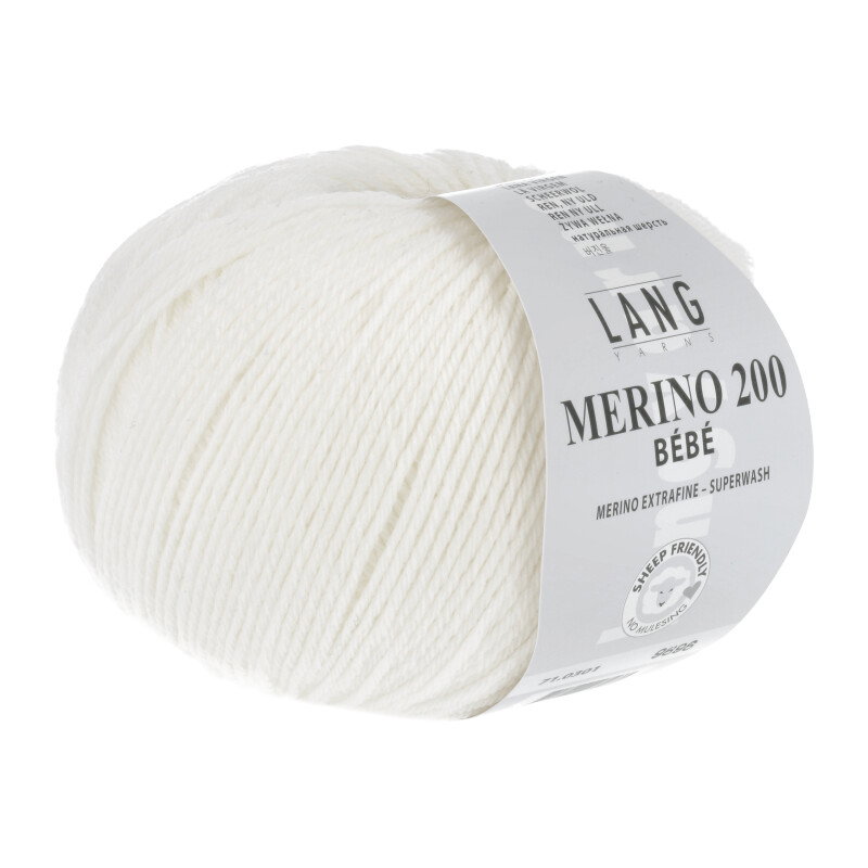 MERINO 200 BEBE - 71 - WEISS 71.0301