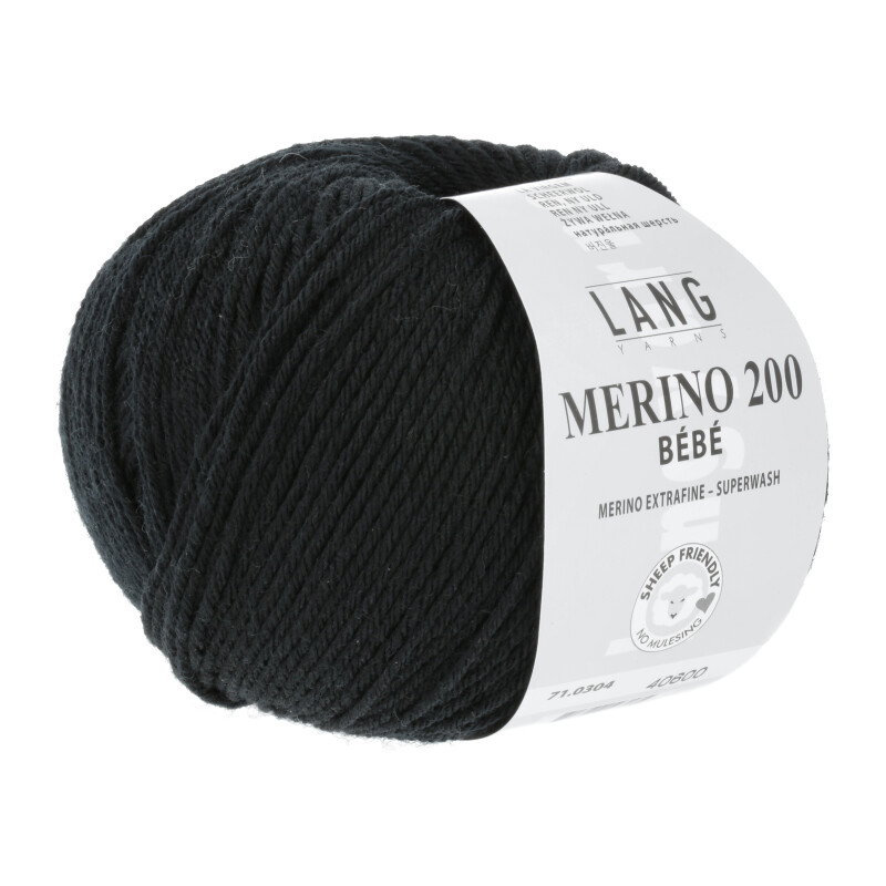 MERINO 200 BEBE - 71 - SCHWARZ 71.0304
