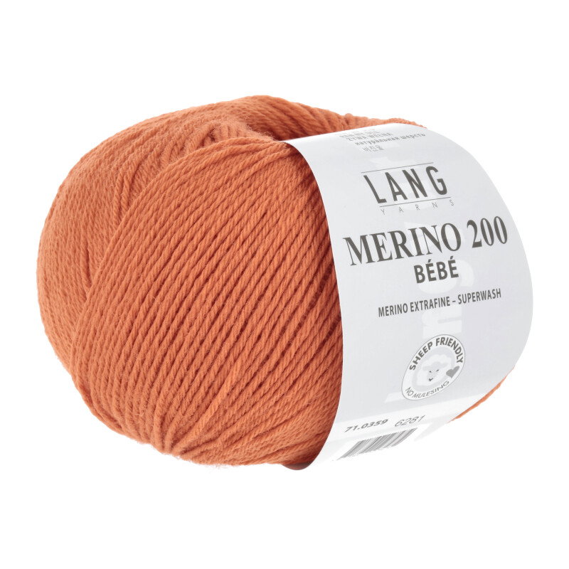 MERINO 200 BEBE - 71 - ORANGE 71.0359