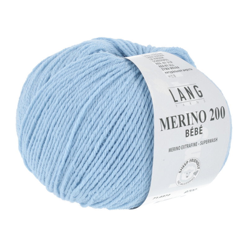 MERINO 200 BEBE - 71 - HELLBLAU 71.0372