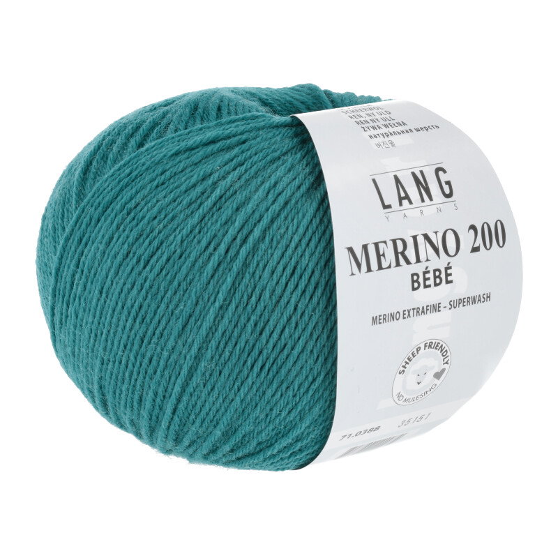 MERINO 200 BEBE - 71 - PETROL 71.0388