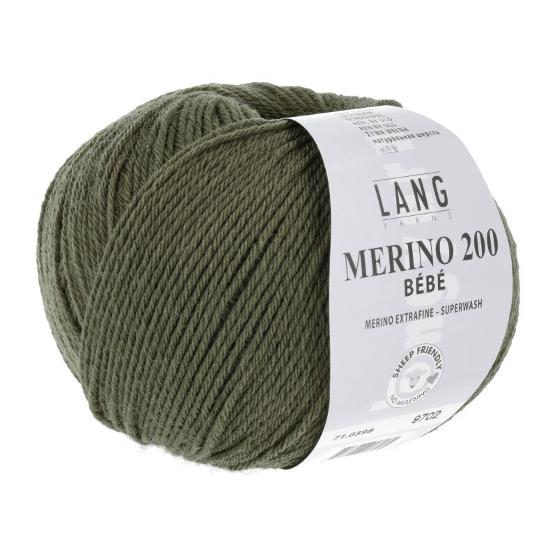 MERINO 200 BEBE - 71 - OLIVE 71.0398