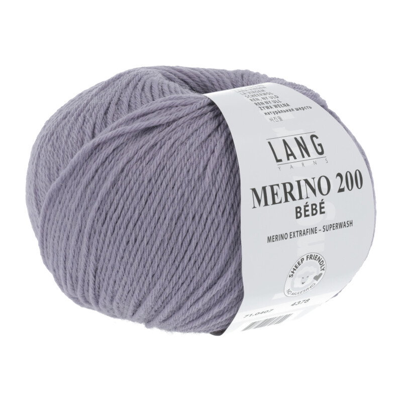 MERINO 200 BEBE - 71 - LILA 71.0407