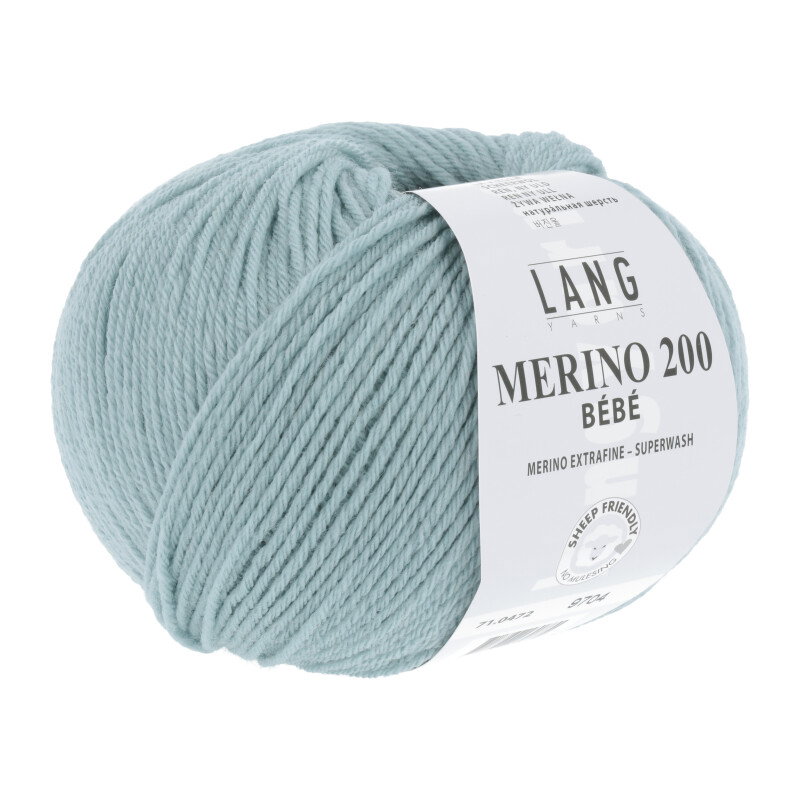 MERINO 200 BEBE - 71 - MINT DUNKEL 71.0472