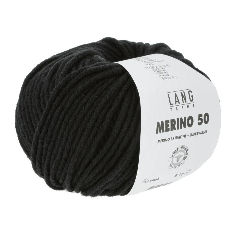 MERINO 50 - 756 - SCHWARZ 756.0004