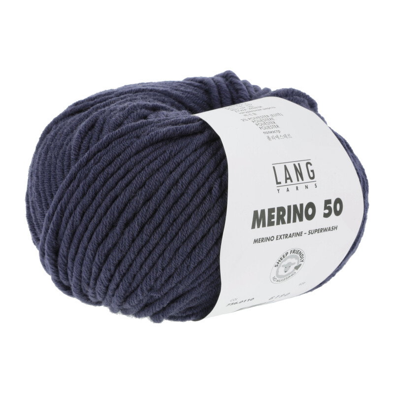 MERINO 50 - 756 - STAHLBLAU 756.0110