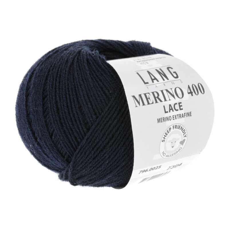 MERINO 400 LACE - 796 - NAVY MELANGE 796.0025